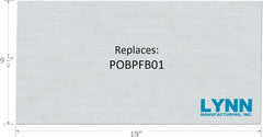 Buck Stove Baffle Board – 2676A | Replaces POBPFB01 | Fits Models 21, 21NC & 261