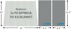 Buck Stove Baffle Board & Blanket Kit | Replaces PO-BPFB81B & PO-81CBLANKET | Fits Models 81 & 85 | Part #2678C
