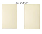 Buck Stove Glass Kit – 2 pcs of 6 1/2" x 9" High-Temperature Ceramic Glass Panels with Die-Cut Gaskets (PA500027-2pc)