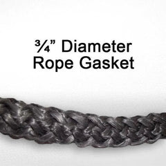 3/4" High-Temperature Rope Gasket | By the Foot