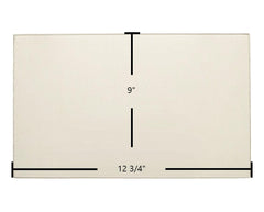 Aurora 7GASDO-ND Door Glass Replacement – 12 3/4" x 9" High-Temperature Ceramic Panel