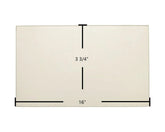 Aurora 7GASDN-ND Door Glass Replacement – 16" x 3 3/4" High-Temperature Ceramic Panel