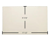 Austroflamm Side Door Glass Replacement – 17 1/2" x 9 7/16" High-Temperature Ceramic Glass Panel (ADS10097)