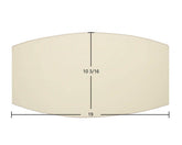 Avalon Olympic / 1190 / 1196 Door Glass Replacement – 19" x 10 3/16" High-Temperature Ceramic Glass Panel (250-00596 / 994-00302)