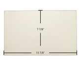 Black Bart Single Door (BBSD) Glass Replacement – 13 7/8" x 7 7/8" High-Temperature Ceramic Glass Panel (BBSD)