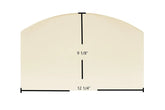 Breckwell SPC-50 Ceramic Glass Panel | Archtop | 12 1/4" x 9 1/8" | Part #892302