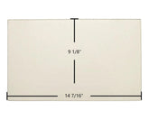 Breckwell SWC31, SW2100, SW4100 Door Glass Replacement – 14 7/16" x 9 1/8" High-Temperature Ceramic Glass Panel (891813)