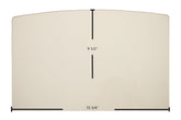 Buck Stove Models 18, 20, 20ZC, 21, FS21, 81, 85, 261 Door Glass Replacement – 15 3/4" x 9 1/2" Archtop High-Temperature Ceramic Glass Panel (PG2124GL)