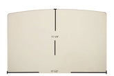Buck Stove Models 26, 51, 74, 74ZC, 80, 80ZC, 91, 94NC Door Glass Replacement – 17 1/2" x 11 1/4" Archtop High-Temperature Ceramic Glass Panel (PG265191GL)