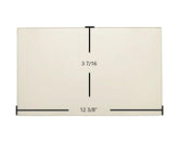Caddy Baby Dragon PH00014-15 Door Glass Replacement – 12 3/8" x 3 7/16" High-Temperature Ceramic Glass Panel (SE51851)