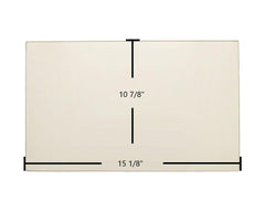 Caddy Max Caddy Door Glass Replacement – 15 1/8" x 10 7/8" High-Temperature Ceramic Glass Panel (SE56287)