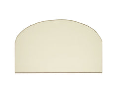 Cast Heat Door Glass Replacement – 13 3/8" x 9" Archtop High-Temperature Ceramic Glass Panel (Cast-Heat)