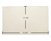 Castle Stove Door Glass | 13 3/4" x 11 1/8" (720242) Ceramic glass for Serenity 41278