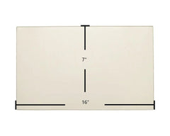 Century S127, S170, S171E, S172, S173 Door Glass – 16" x 7" High-Temperature Ceramic Glass Panel (SE36322-1)