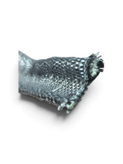 BBQ Smoker Double Tadpole Gasket – 1" x 3/8" Self-Adhesive Fiberglass Seal – Sold by the Foot