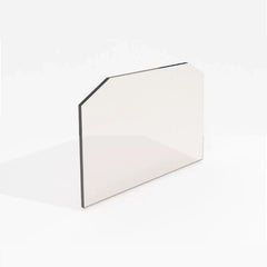 Buck 26000-C, 27000-C Archtop Door Glass Replacement – 17 3/8" x 9 7/8" High-Temperature Ceramic Glass Panel (Buck26000-CArch)