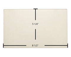 Appalachian Gemini XLB, 32-BW-1983 Side Ceramic Glass | 8 1/2" x 5 1/4" | Part #0610-8013