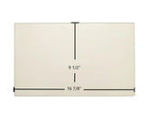 Ashley AFS241 Replacement Ceramic Glass | 16 7/8" x 9 1/2" | Part #053350
