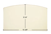 Avalon 1250 / 1750 / Republic Door Glass Replacement – 15 3/8" x 9 1/4" Archtop High-Temperature Ceramic Glass Panel (250-00172-2)