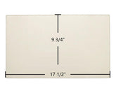 Avalon Avanti Front Door Glass Replacement – 17 1/2" x 9 3/4" High-Temperature Ceramic Glass Panel (930-05080)