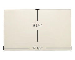 Avalon Avanti Front Door Glass Replacement – 17 1/2" x 9 3/4" High-Temperature Ceramic Glass Panel (930-05080)