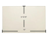 Big Jim's Door Glass Replacement | High-Temperature Ceramic Glass Panel | 13" x 6 15/16"