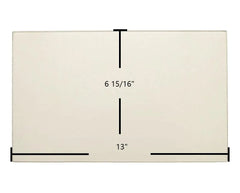 Big Jim's Door Glass Replacement | High-Temperature Ceramic Glass Panel | 13" x 6 15/16"