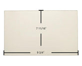 Black Bart 7BBDD Door Glass Replacement – 9 3/4" x 7 11/16" High-Temperature Ceramic Glass Panel (B7BBDD)