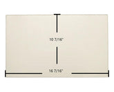 Blaze King Classic, King, KE1102, KE1107 Door Glass Replacement – 16 7/16" x 10 7/16" High-Temperature Ceramic Glass Panel (0250-7GBKK / s.z7014)