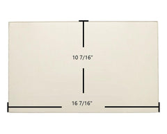 Blaze King Classic, King, KE1102, KE1107 Door Glass Replacement – 16 7/16" x 10 7/16" High-Temperature Ceramic Glass Panel (0250-7GBKK / s.z7014)