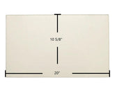 Blue Ridge 7GBRL Door Glass Replacement – 20" x 10 5/8" High-Temperature Ceramic Glass Panel (BGBRL)