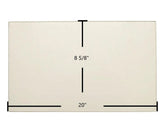 Blue Ridge 7GBRM Door Glass Replacement – 20" x 8 5/8" High-Temperature Ceramic Glass Panel (7BGBRM)