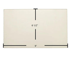 Blue Ridge 7BSDD Door Glass Replacement – 9" x 6 1/2" High-Temperature Ceramic Glass Panel (7BSDD-2)