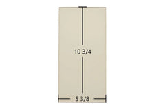 Ashley AP2000, AP2000I, AP2700 Side Glass Replacement – 10 3/4" x 5 3/8" Ceramic (C-D-802B)