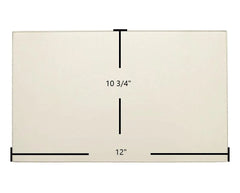 Breckwell P2700 Door Glass Replacement – 12" x 10 3/4" High-Temperature Ceramic Glass Panel (C-D-2700A)
