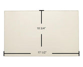 Ashley AP2000FS, AP2000, AP2000I Center Glass Replacement – 10 3/4" x 17 1/2" Ceramic (C-D-802A)