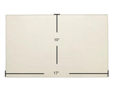 Breckwell SW1.2, SW2.0, SW2.5 Door Glass Replacement – 17" x 10" High-Temperature Ceramic Glass Panel (893145)