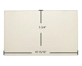 Breckwell SP2047 Lower Door Glass Replacement – 10 15/16" x 5 3/4" High-Temperature Ceramic Glass Panel (892961)