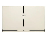 Buck Stove Models 26000-B, 27000-B, 28000 Door Glass Replacement – 9" x 6 1/2" High-Temperature Ceramic Glass Panel (PA500027)
