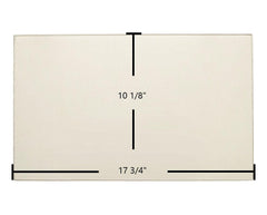 Buck Stove Models 50, 41, 70, 71 Door Glass Replacement – 17 3/4" x 10 1/8" High-Temperature Ceramic Glass Panel (BUC50)