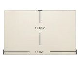 Buck Stove Carolina 1 Large Door Glass Replacement – 17 1/2" x 11 3/16" High-Temperature Ceramic Glass Panel (PGBC377LG)