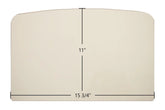 Buck Stove Townsend III Door Glass Replacement – 15 3/4" x 11" High-Temperature Ceramic Glass Panel (townsend3)