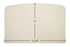 Buck Stove Townsend III Door Glass Replacement – 15 3/4" x 11" High-Temperature Ceramic Glass Panel (townsend3)