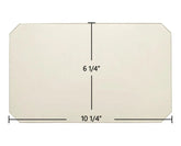 Cemi Insert Replacement Glass – 10 1/4" x 6 1/4" with Cut Corners