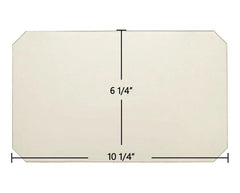 Cemi Insert Replacement Glass – 10 1/4" x 6 1/4" with Cut Corners