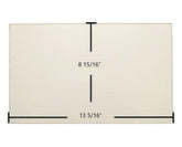 Century S245E Door Glass – 13 5/16" x 8 15/16" High-Temperature Ceramic Glass Panel (SE63308)
