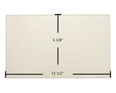 Century S126, S130, S241E, 242E Replacement Glass – 12 1/2" x 6 3/8" (Part #SE63004-1)