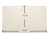 Century FW2800, FW2900 Door Glass – 15 3/4" x 10 1/8" High-Temperature Ceramic Glass Panel (SE74009)