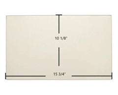 Century FW2800, FW2900 Door Glass – 15 3/4" x 10 1/8" High-Temperature Ceramic Glass Panel (SE74009)
