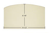 American Harvest 6039, 6041, 2000, 2500, 3000, APCI1406 Archtop Glass – 14 1/2" x 8 7/8" (Part #891131-2)